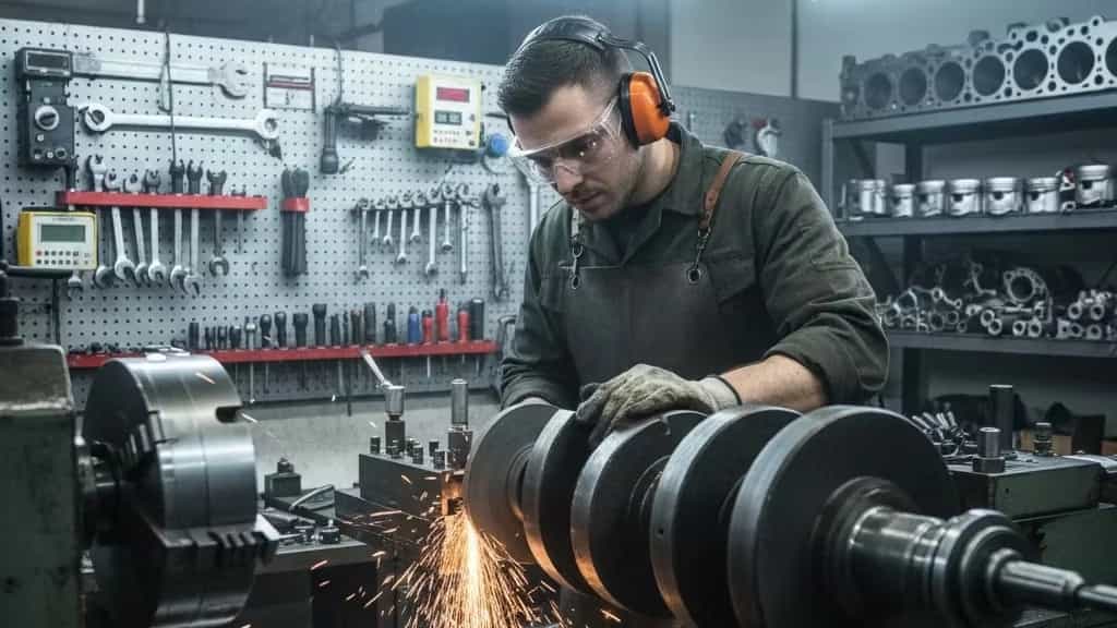 تراشکاری و بالانس میل لنگ خودروهای سنگین و سبک